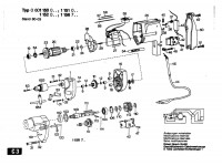 Bosch 0 601 151 042 Drill 240 V / GB Spare Parts